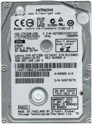 HTS723225A7A365 HITACHI 250GB 7200RPM 300MBPS INTERNAL HARD DRIVE
