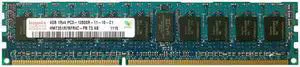 HYNIX 4GB DDR3 PC3-12800 1600MHZ ECC REGISTERED CL11 1.5V SINGLE RANK 240Pins STANDARD DIMM MEMORY