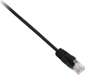 V7 CAT6 UTP Network (RJ45 m/m), Black 3ft