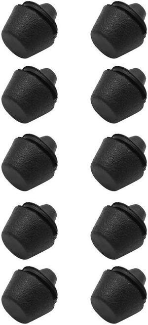 Buffer Mount Rubber Block Absorber Black for Car Door Trunk Hood 13 x 15mm 10pcs