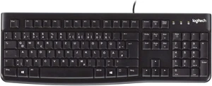 Logitech K120 920-002499 Black USB Wired Keyboard - Espanol (Qwerty) Logitech K120 920-002499 Black USB Wired Keyboard - Espanol (Qwerty)
