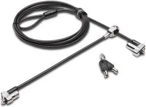 KENSINGTON COMPUTER K67995WW N17 KEYED DUAL HEAD LOCK FOR DELL LAPTOPS. PRIMARY LOCK HEAD USING A UNIQUE LOCK