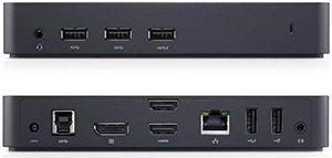 Dell Black 452-BBOO USB 3.0 Ultra HD Triple Video Docking Station