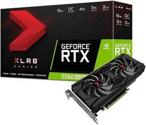 PNY XLR8 GeForce RTX 2060 SUPER Dual Fan Gaming Overclocked - Graphics card - GF RTX 2060 SUPER - 8 GB GDDR6 - PCIe 3.0
