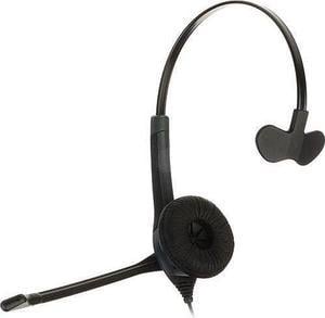 Nuance Dragon Monoaural USB Headset (HS-GEN-25) with Built in Noise Cancellation (Official Headset), Black