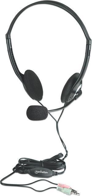 Manhattan 164429 Lightweight Overhead Stereo Headset -