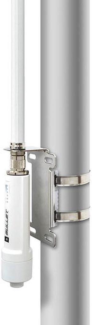 Alfa 9 dBi AOA-2409N outdoor Wi-Fi omni-directional antenna + mount bracket kit