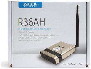 ALFA R36AH Multifunction Wireless Router for Alfa USB WiFi adapter or 4G Modem