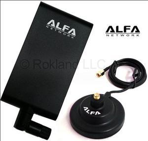 Alfa network aoa-2458-59-tf antenna omnidirezionale da esterno a doppia  banda 2,4ghz: 5dbi