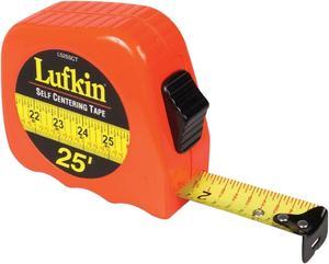 Lufkin 1 Inch X 25 Foot Self Centering Power Return Tape