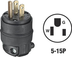 Leviton Plug Hd Ground 1064-0407 Leviton Plug Hd Ground 1064-0407