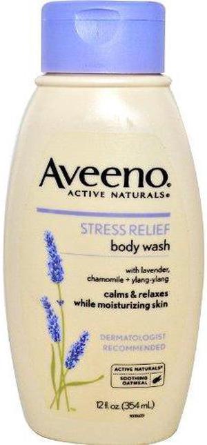 Active Naturals Stress Relief Body Wash by Aveeno for Unisex  12 oz Body Wash