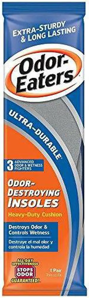 Odor-Eaters Ultra Durable, Heavy Duty Cushioning Insoles, 1 pair
