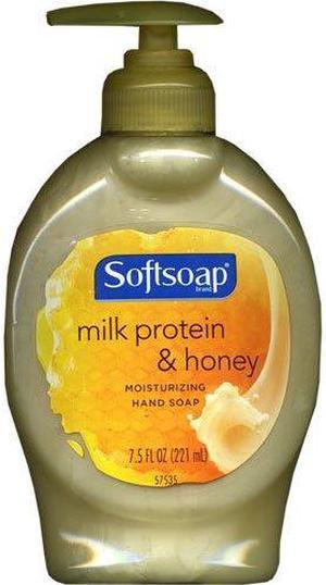 Softsoap Naturals Moisturizing Liquid Hand Soap with Milk & Honey, Pump - 7.5 fl oz