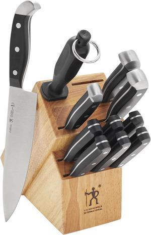 Wolfgang Puck Knife Set w Holder Santoku set of 4 knives