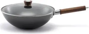 ZWILLING Dragon 12-inch Carbon Steel Wok with Lid