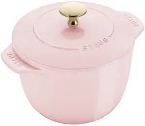 STAUB Cast Iron 1.5-qt Petite French Oven - Peony Pink