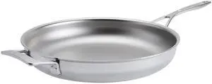 Demeyere Industry 5 Nanotouch 12.5-inch fry pan with Handle Helper