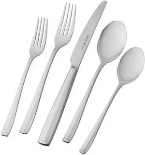 Henckels Lani Flatware Set, 65-Piece, Silver Henckels Lani Flatware Set, 65-Piece, Silver