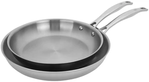 Henckels Clad H3 2-pc Stainless Steel 10-in & 12-in Fry Pan Set Henckels Clad H3 2-pc Stainless Steel 10-in & 12-in Fry Pan Set