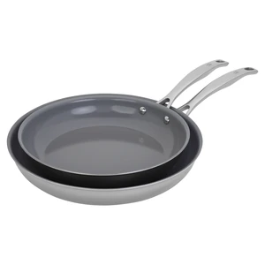 Henckels Clad H3 2-pc Stainless Steel Ceramic Nonstick 10-in & 12-in Fry Pan Set Henckels Clad H3 2-pc Stainless Steel Ceramic Nonstick 10-in & 12-in Fry Pan Set