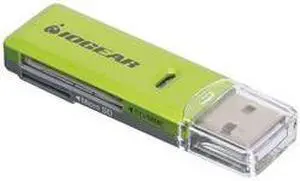 IOGEAR GFR204SD SD(TM) Card/microSD(TM) Card/MultiMediaCard Reader/Writer