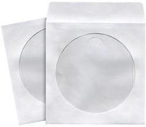 MAXELL 190133 - CD402 CD/DVD Storage Sleeves (100 pk; White)