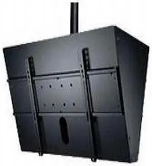 Peerless Industries Back-to-back Ceiling Mount With Media Player Storage For 40-65 Flat Panel Disp