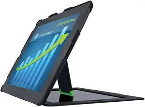 Leitz Landscape View Privacy Case w/ Stand for iPad 2/3/4, Black
