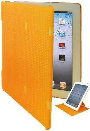 Keydex Slim-Fit Genius Cover for iPad with Rotating Stand - Orange