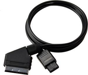 RGB Scart Cable Cord for SNES GameCube N64 NTSC