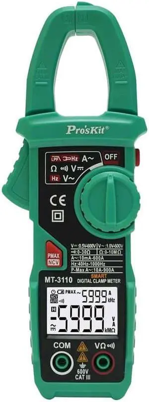 Pro'skit MT-3110 Intelligent Clamp Meter Dual Screen Digital Display Multimeter Ammeter Automatic Range Backlight