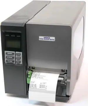 ISG Summit Series S700 AMT Datasouth Fastmark M7 Plus T-0612 Thermal Transfer Barcode Label Printer Parallel Network USB Rewinder 203DPI
