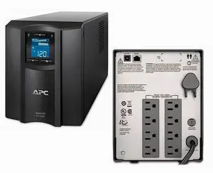 APC SMC1000 Smart-UPS Battery Power Backup LCD 1000VA 600W 120V Tower Desktop