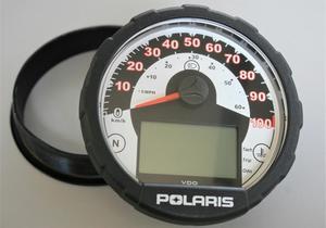 Polaris 3280516 RZR "S" 800 ATV Speedometer Cluster gauge 110mm w Fuel 100kMH 60MPH OEM