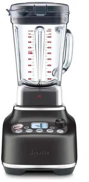 Breville BBL920BST Super Q Commercial-Grade Home Blender, Black Stainless Steel