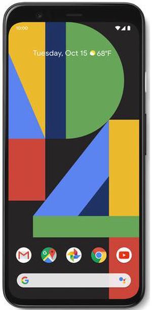 Google Pixel 4 XL 128GB Smartphone Unlocked Just Black Smart Phone Cell Phone GA00677US