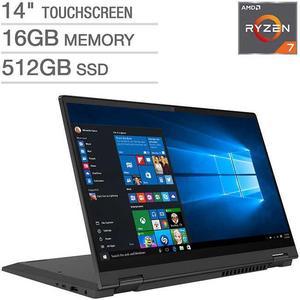 Lenovo Flex 5 14 2in1 Touchscreen Laptop  AMD Ryzen 7 4700U  1080p 81X20001US Notebook 16GB RAM 512GB SSD Tablet