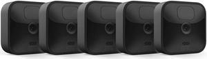 Blink Outdoor – wireless, weather-resistant HD security camera with two-year battery life and motion detection – 5 camera kit