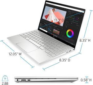 HP Envy 13 Laptop Intel Core i71165G7 8 GB DDR4 RAM 256 GB SSD Storage 133inch FHD Touchscreen Display Windows 10 Home with Fingerprint Reader Camera Kill Switch 13ba1010nr 2020 Model