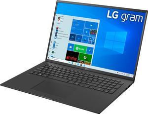 LG  gram 17 WQXGA Laptop  Intel Core i7  16GB RAM  1TB NVMe Solid State Drive  Black 17Z90PKAAB8U1 Notebook PC Computer