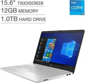 HP 15-dw3015cl 15.6" Touchscreen Laptop Notebook 12GB RAM 1TB HDD i5 11th Gen HP 15-dw3015cl 15.6" Touchscreen Laptop Notebook 12GB RAM 1TB HDD i5 11th Gen