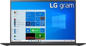 LG Gram 16Z90P - 16" WGXGA (2560x1600) Ultra-Lightweight Laptop, Intel evo with 11th gen CORE i7 1165G7 CPU , 16GB RAM, 256GB SSD, Alexa Built-in, 19.5 Hours Battery, Thunderbolt 4, Black - 2021