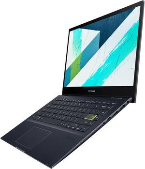 ASUS 14" Ryzen 5 2-in-1 8GB/256GB Laptop; ASUS VivoBook Flip 14 Thin and Light 2-in-1, 14” FHD Touch, AMD Ryzen 5 5500U, 8GB DDR4 RAM, 256GB SSD, Fingerprint, Windows 10 Home, TM420UA-WS51T, Black