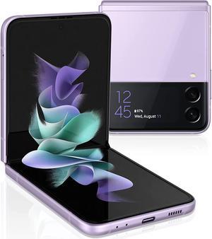 SAMSUNG Galaxy Z Flip 3 5G Factory Unlocked Android Cell Phone US Version Smartphone Flex Mode Intuitive Camera Compact 128GB Storage US Warranty Lavender