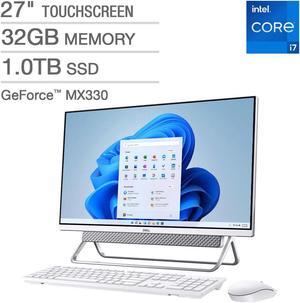 Dell Inspiron 27 7000 Series AllinOne Touchscreen Desktop  11th Gen Intel Core i71165G7  GeForce MX330  1080p  Windows 11 PC Computer i77007845SLVPUS