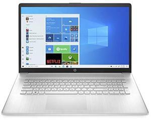 HP 17-inch Laptop, 11th Generation Intel Core i5-1135G7, Intel Iris Xe Graphics, 8 GB RAM, 256 GB SSD, Windows 11 Home (17-cn0025nr,Natural Silver) (17-cn0025nr)