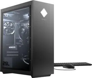HP OMEN - 25L Gaming Desktop - 10th Generation Intel Core i5-10400 - 8GB Memory - NVIDIA GeForce GTX 1660 SUPER - 512GB SSD - Shadow Black PC Computer GT12-0124