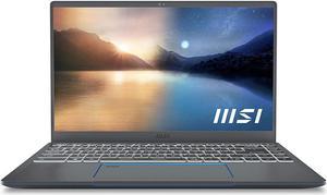 MSI Prestige 14 Evo Professional Laptop: 14" FHD Ultra-Thin Bezel Display, Intel Core i7-1185G7, Intel Iris Xe, 16GB RAM, 512GB NVMe SSD, Thunderbolt 4, Win10 Home, Intel Evo, Carbon Gray (A11M-629)