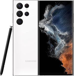 SAMSUNG Galaxy S22 Ultra Smartphone Factory Unlocked Android Cell Phone 256GB 8K Camera  Video Brightest Display S Pen Long Battery Life Fast 4nm Processor US Version Phantom White
